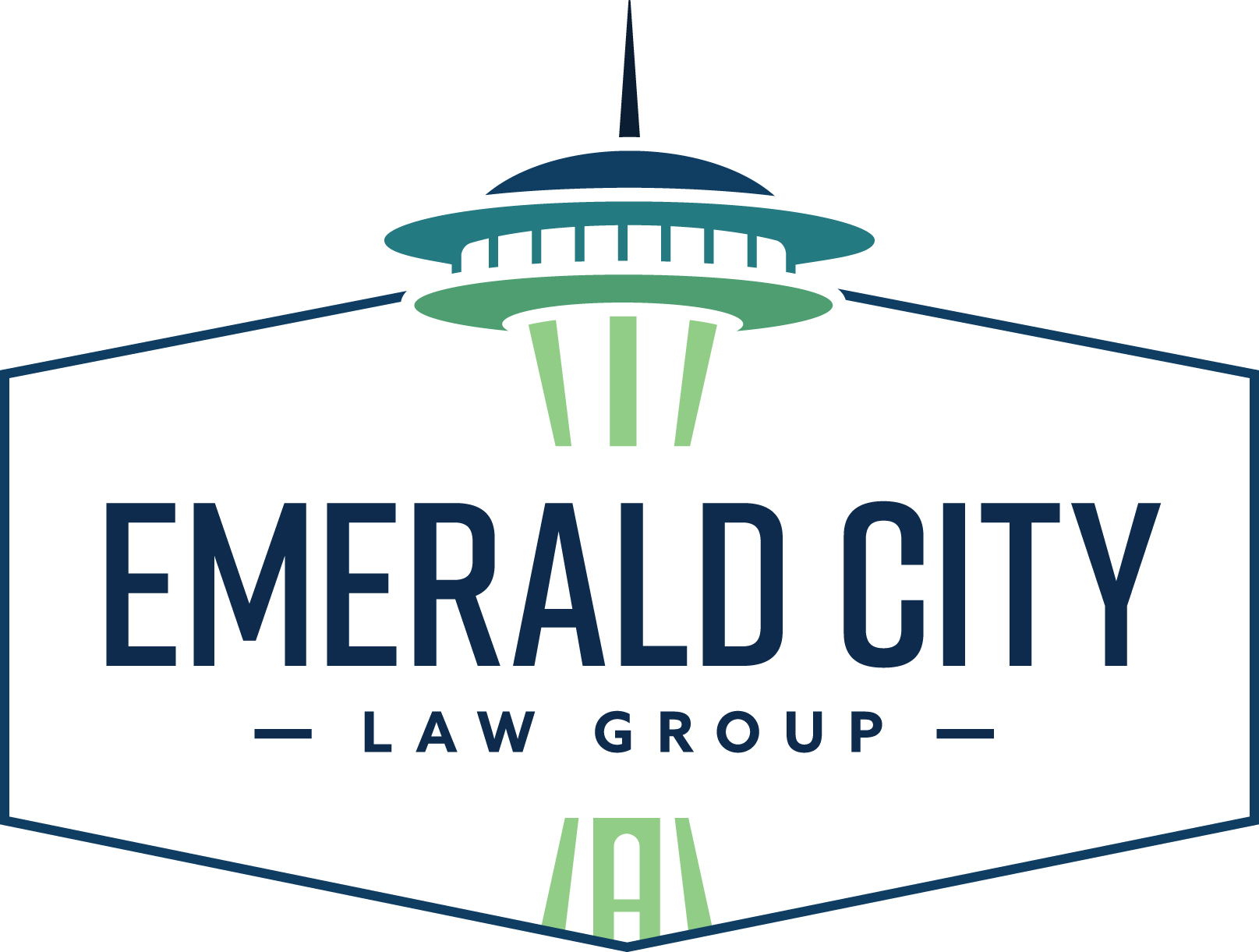Print quality image of Emerald City Law Group logo