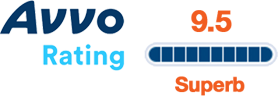 Avvo Rating, 9.5 Superb logo
